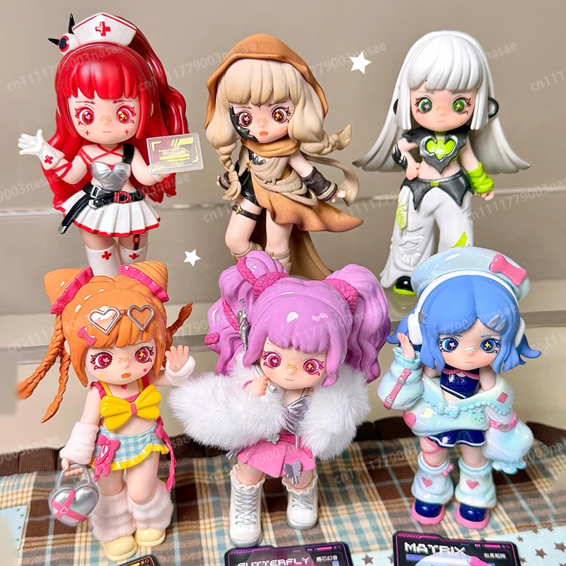 

KiliKili Blind Box Kilikili Dreamy Source Code Series Blind Doll Y3K Cyberspace Style Anime Figure Sweet Girl Mystery Box Gifts