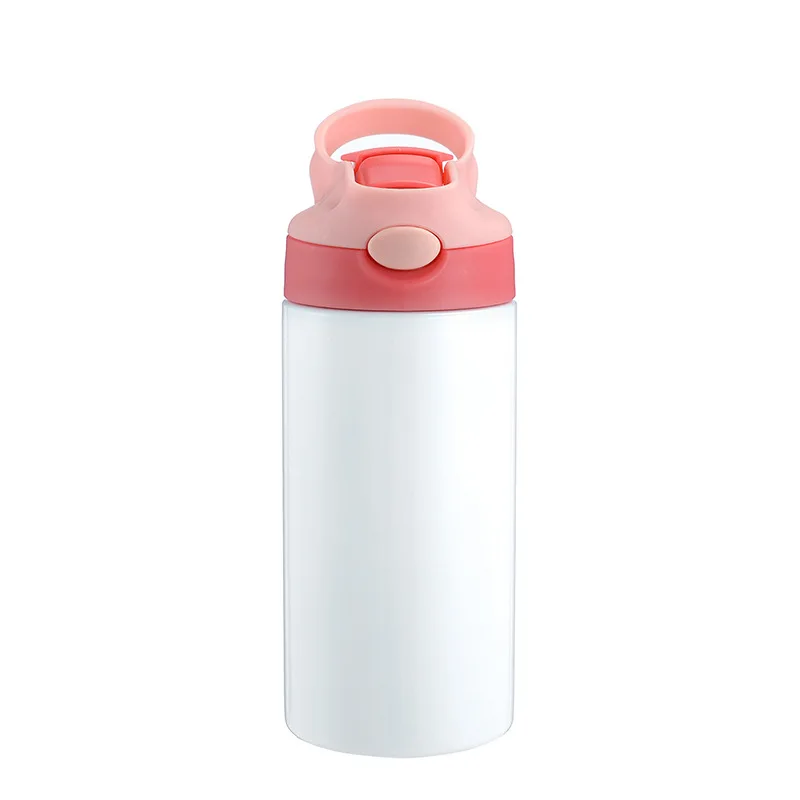 Sublimation Blank Kids Sport Water Bottles Outdoor Childrens Cup Thermos Double Wall Vacuum Flask Travel Drinking Tumbler