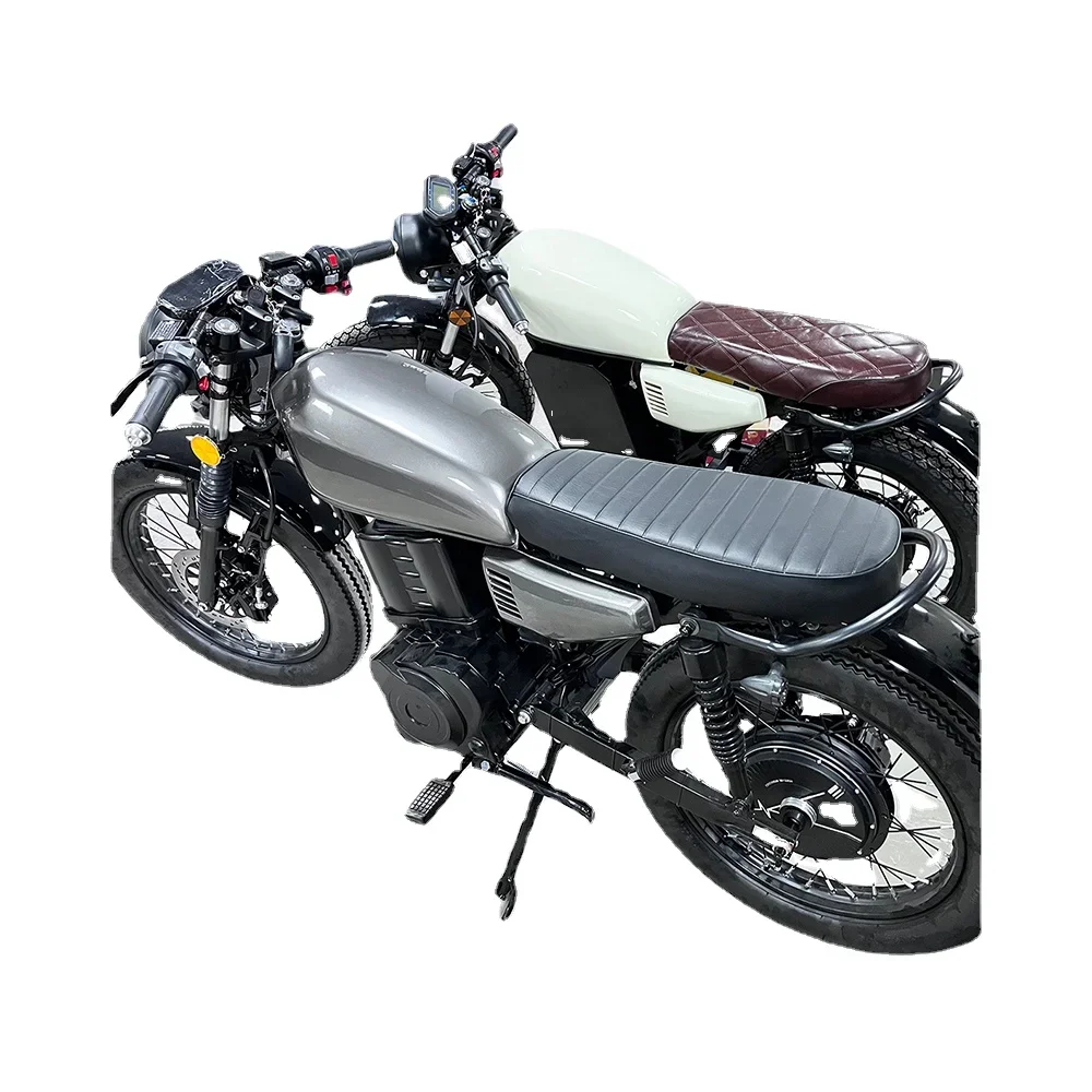 Retro Electric Motorcycle 1500W / 3000W / 4000W Electric Scooter 72V Adult Motorcycles for Sale