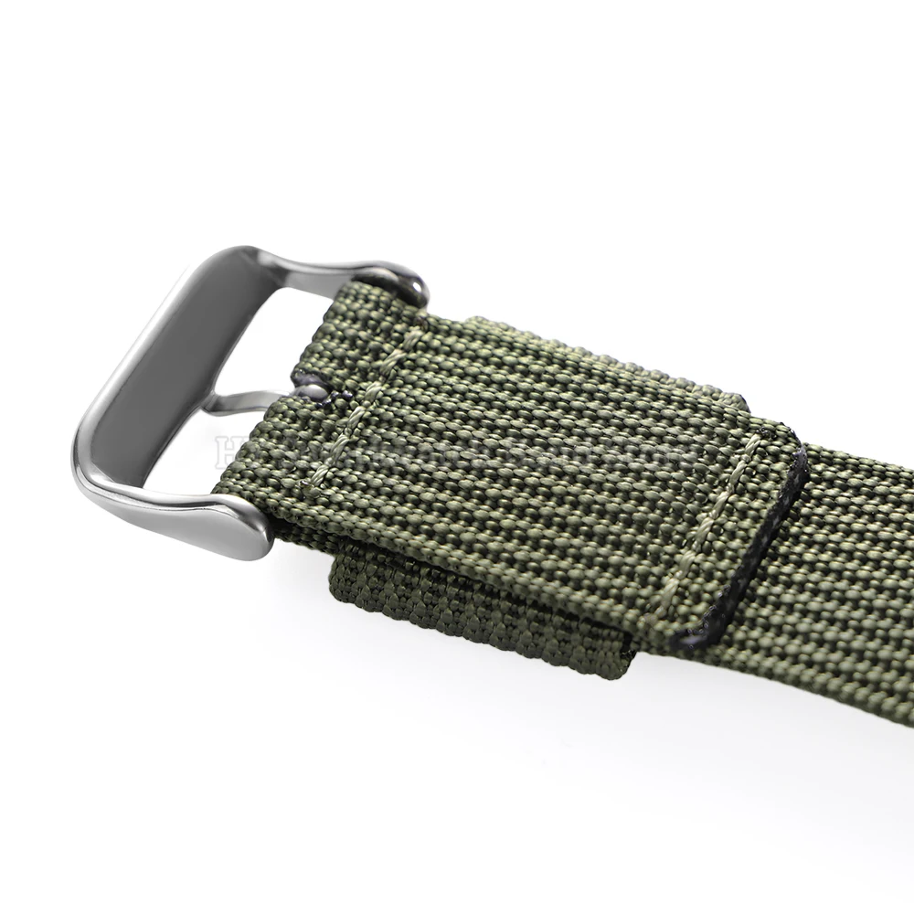 حزام ساعة من النايلون الناعم لسوار المعصم الرياضي العسكري من Seiko لأوميغا لاستبدال رولكس للرجال والنساء سوار معصم مجدول