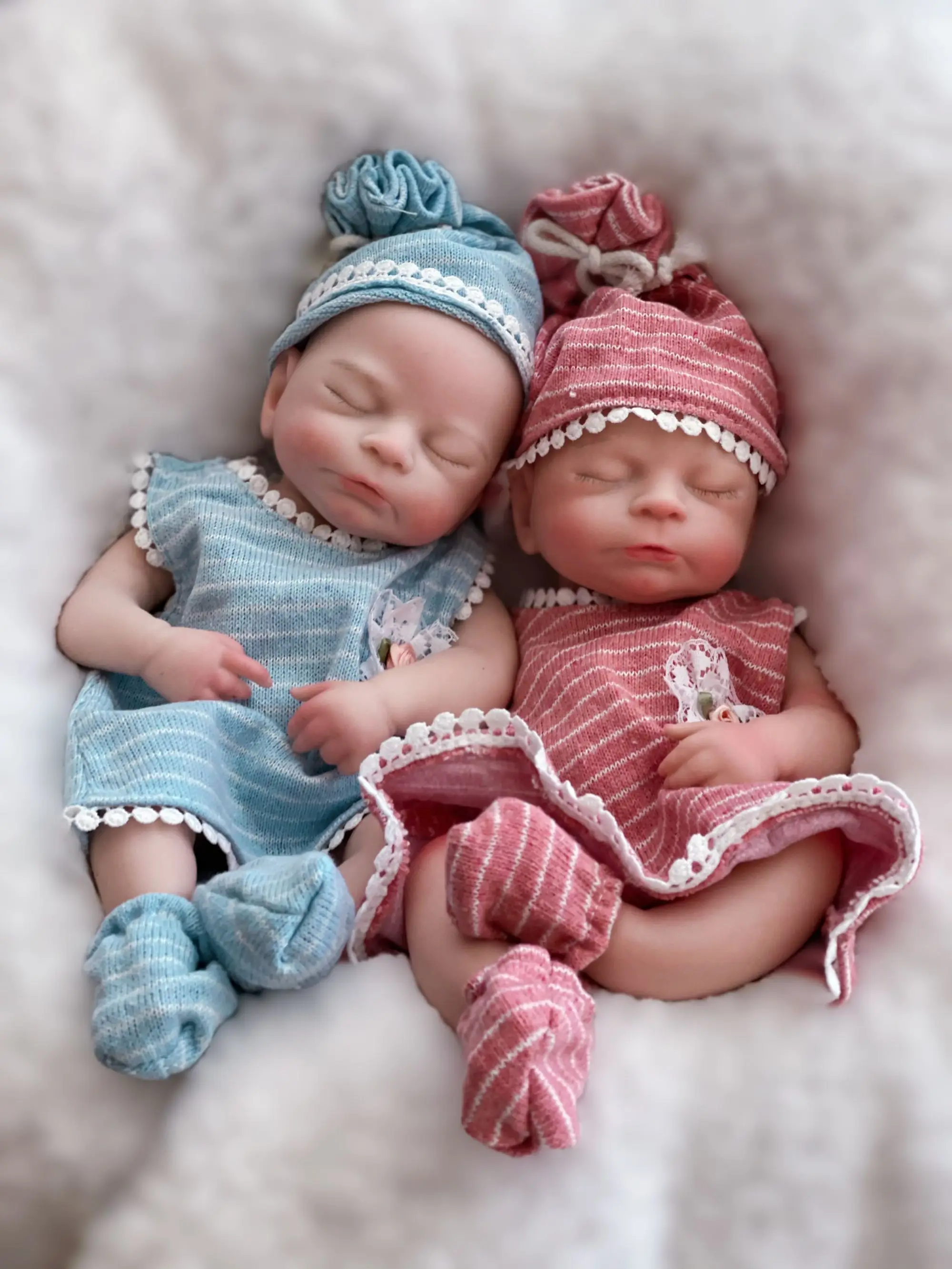 

Reborn Dolls 33CM Silicone Girl Full Body Soft Silicone Bebe Newborn Baby Dolls reborn de silicone real cuerpo