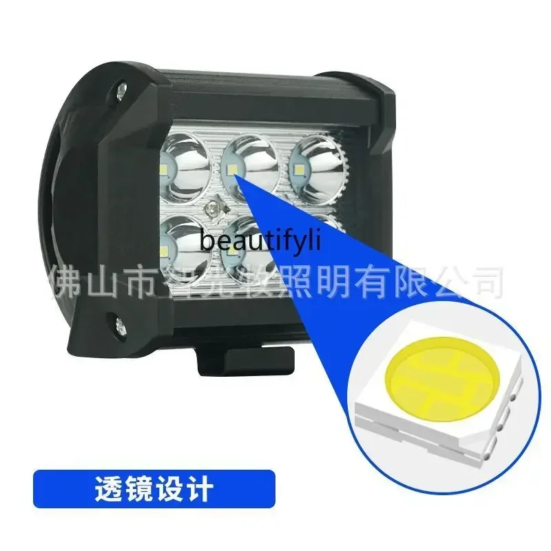 S23 Venta al por mayor de luces LED para motocicletas con 2 filas de cuentas, luces trinoculares modificadas para motocicletas 1059