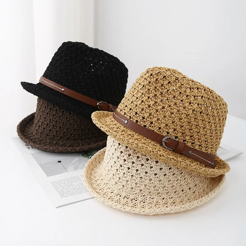 

New style quality hollowed-out top hats and decorative for men women's outdoor travel photography