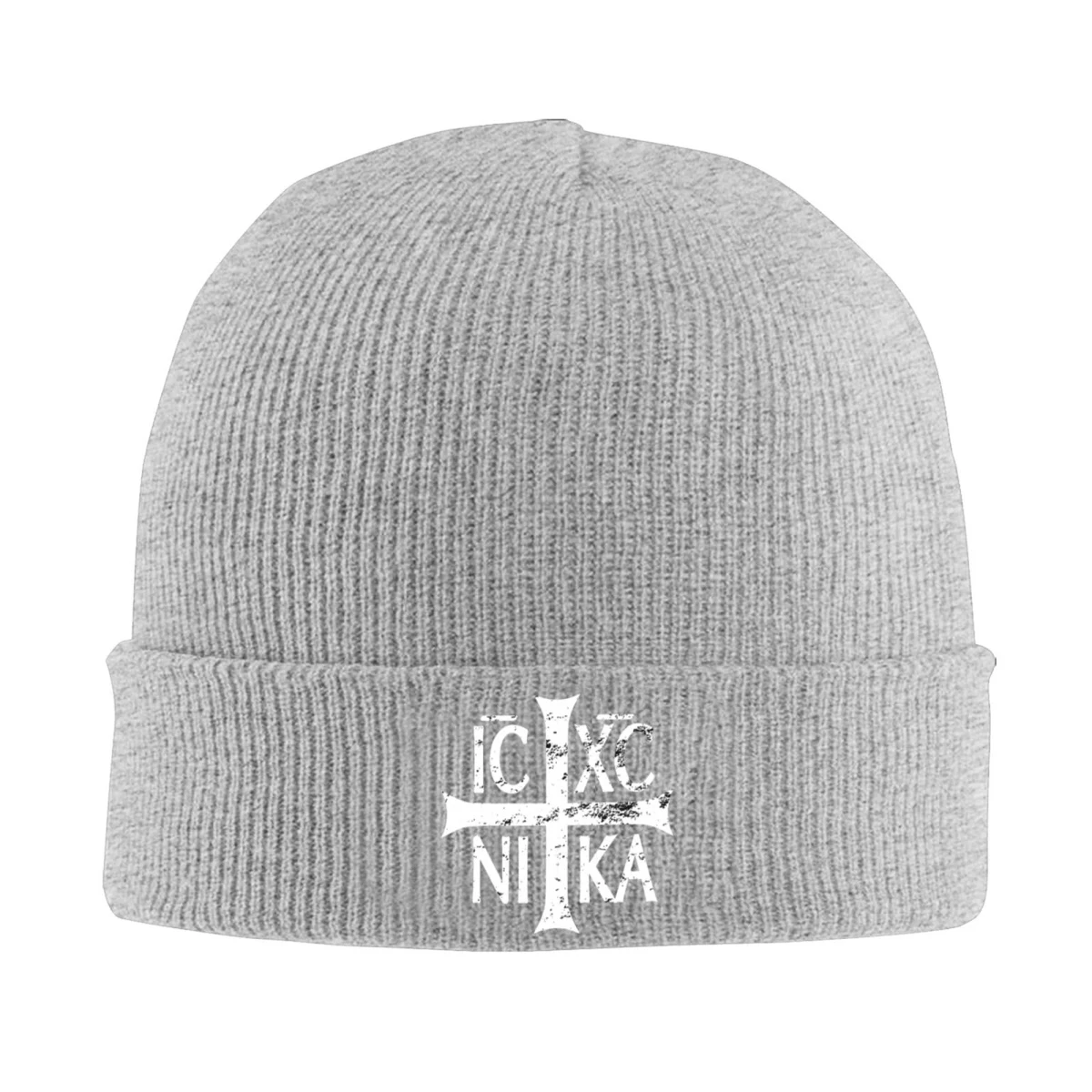 IC XC NIKA Cross Christian Orthodox Hats Autumn Winter Skullies