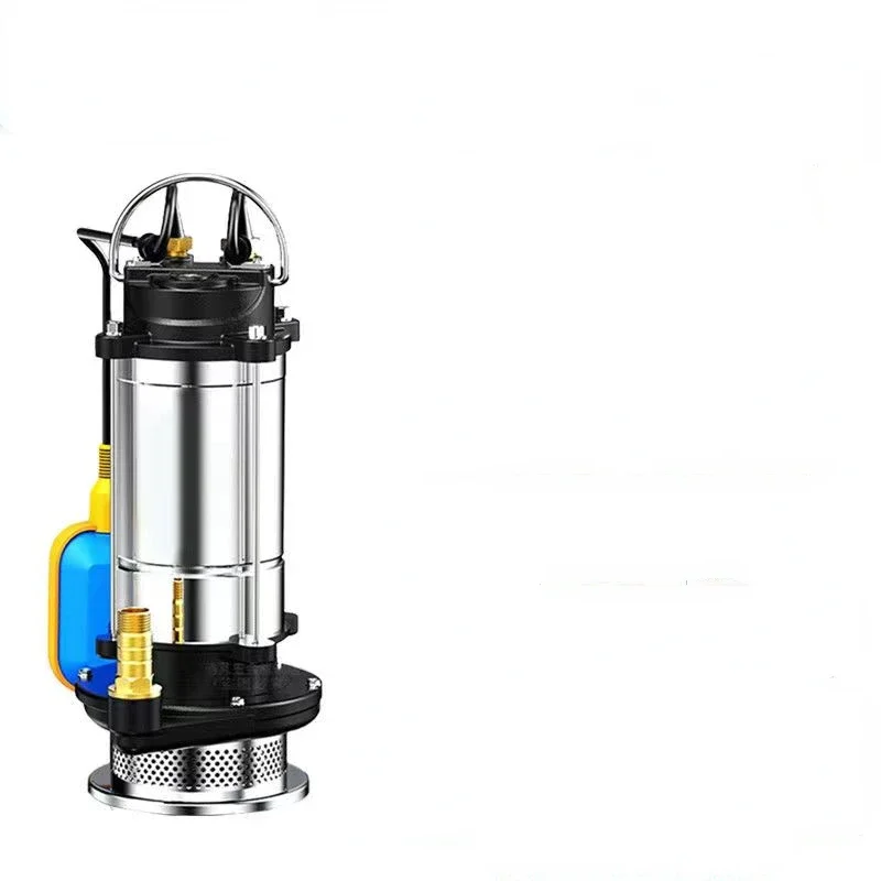 

220V Float Type Stainless Steel Submersible Pump Agricultural Sewage Pump Drainage Irrigation Underwater Sewage Priming Pump