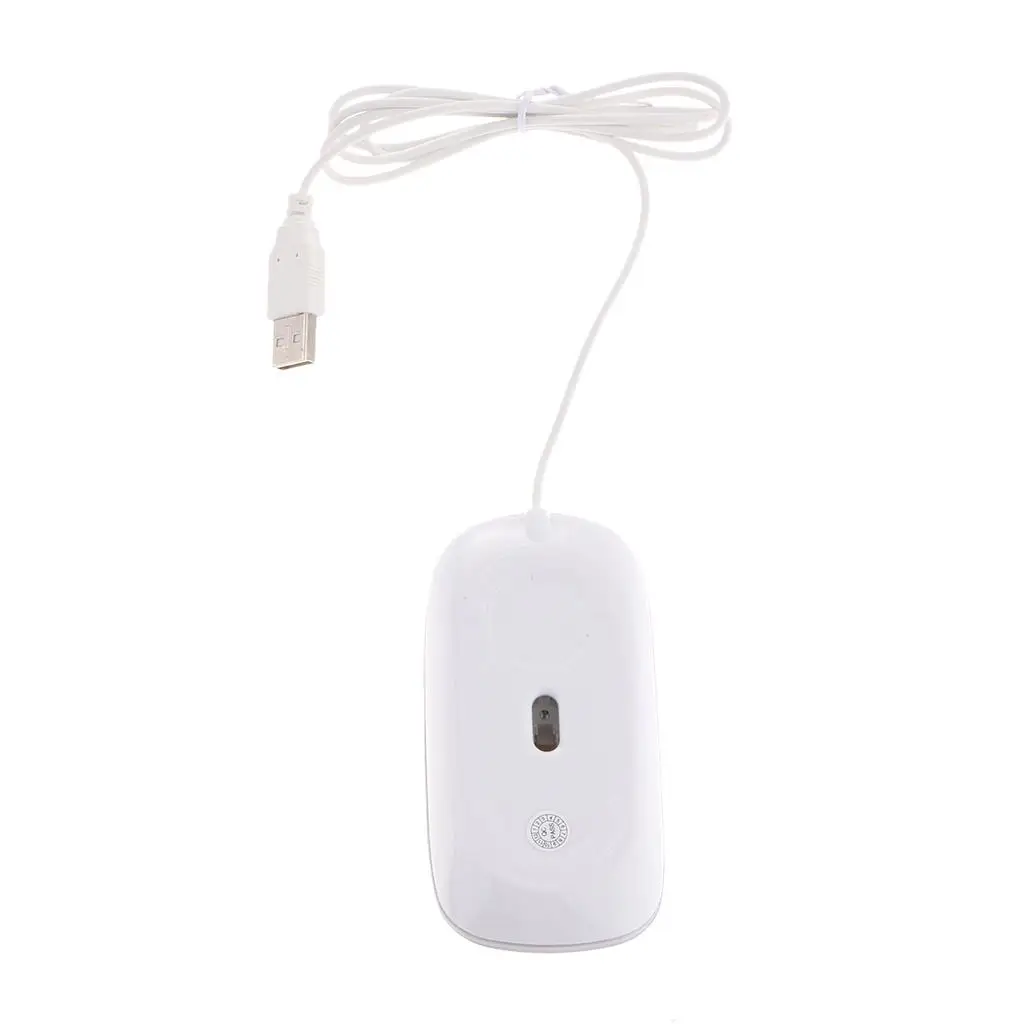 

Slim USB Optical Mouse Ergonomic Wired Design High Sensitivity DPI Office Mouse for Windows PC Laptop