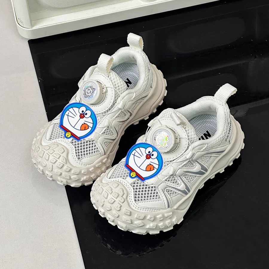 

Doraemon Children's Sports Shoes Sandals Baotou Hollowed-out Mesh Summer New Boys and Girls Sneakers Children's Casual Shoes