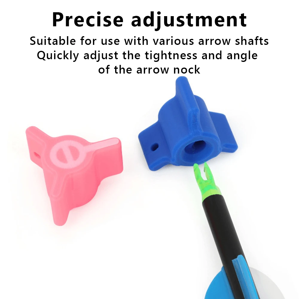 Archery Arrow Nock Angle Correction Tool Adjustable Tail for Arrows Recurve Bow Tail Alignment Device Tools for Arrow Accessory