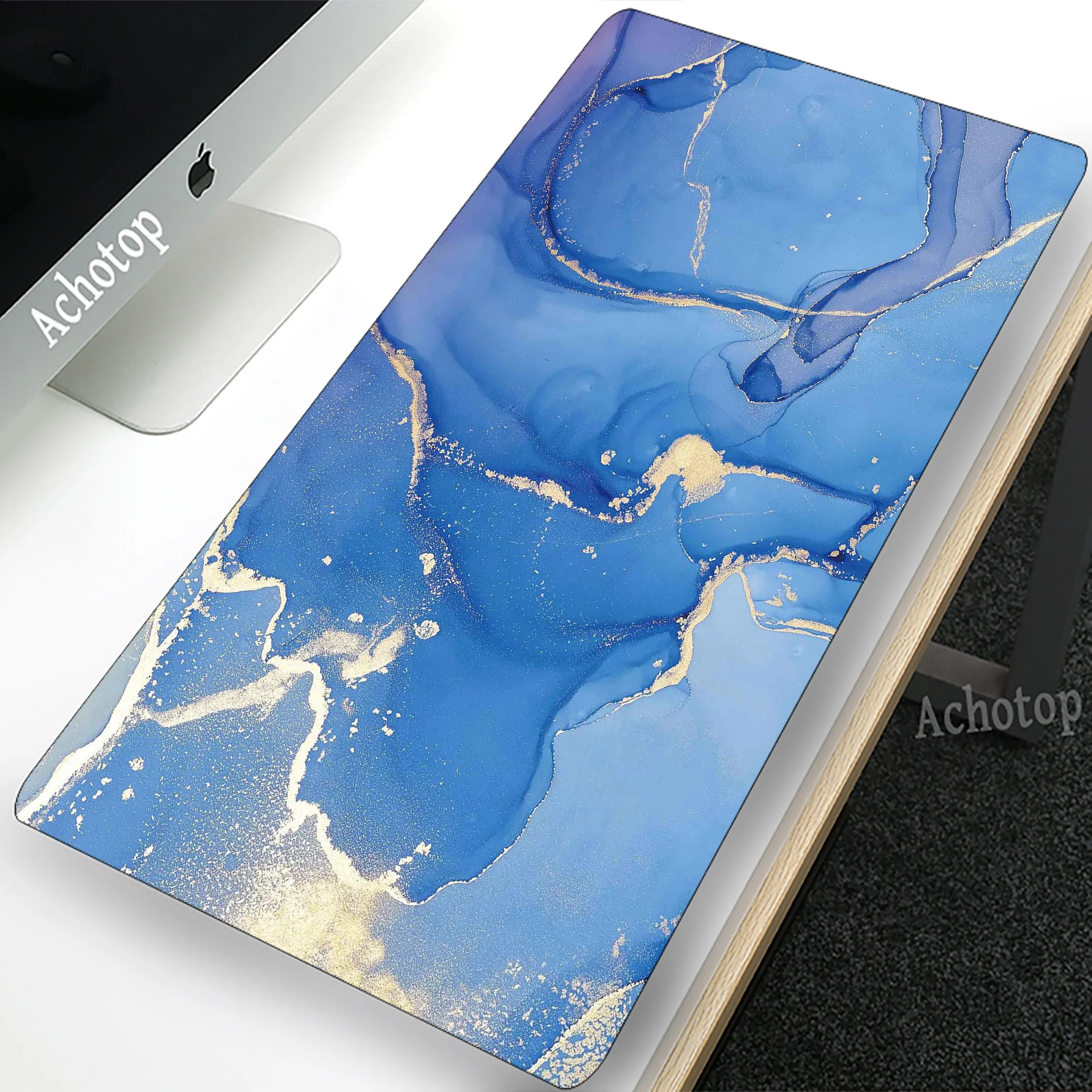 

Marble Extended Mouse Pad Notebook Office Mousepad Gaming Speed Keyboard Pads Locking Edge Table Carpet Computer Gamer Desk Mat