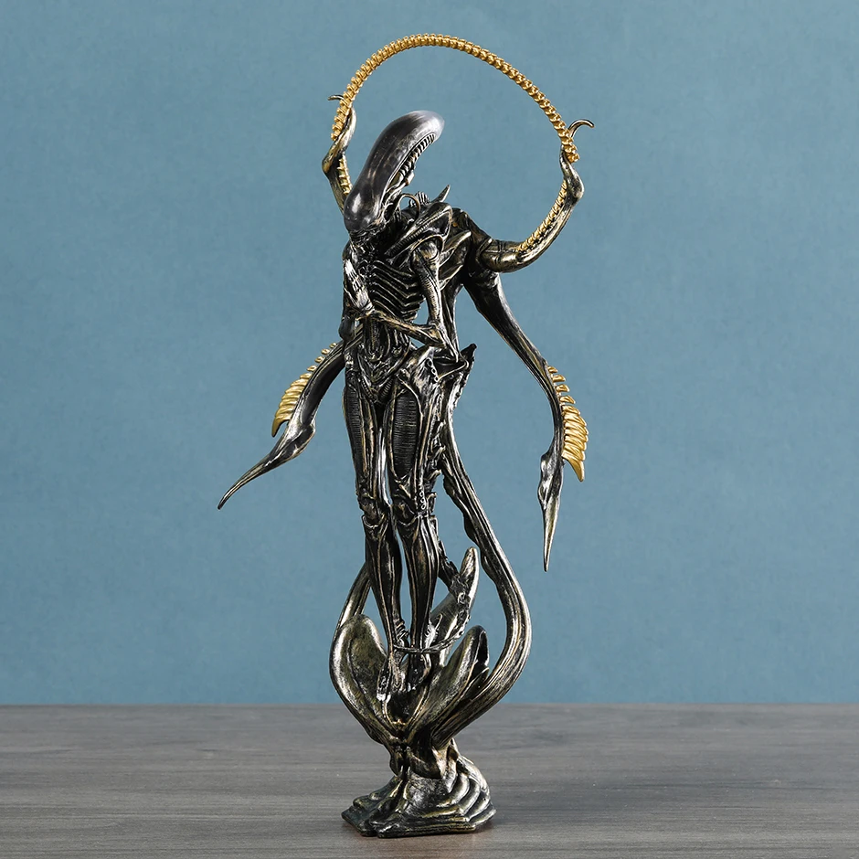 Alien Xenomorph Buddhism PVC Model Statue Collectible Figure Doll Toy