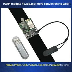 2023 New STM32 TGAM Module Development Kit Brainwave Headband EEG Sensor Outputting Mindwave Data Arduino Python Matlab Unity