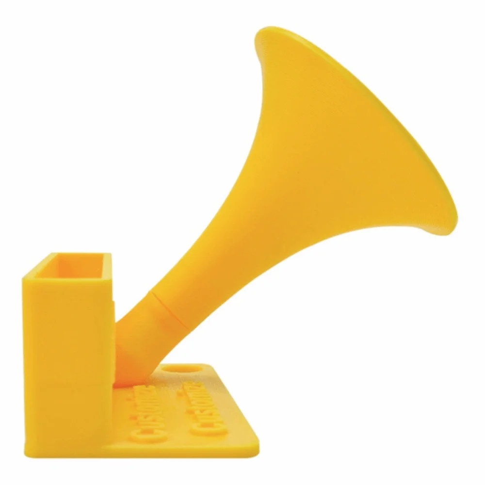 

Забавный держатель динамика для телефона, пластиковый креативный громкоговоритель для мобильного телефона, легкий противоскользящий усилитель звука для мобильного телефона