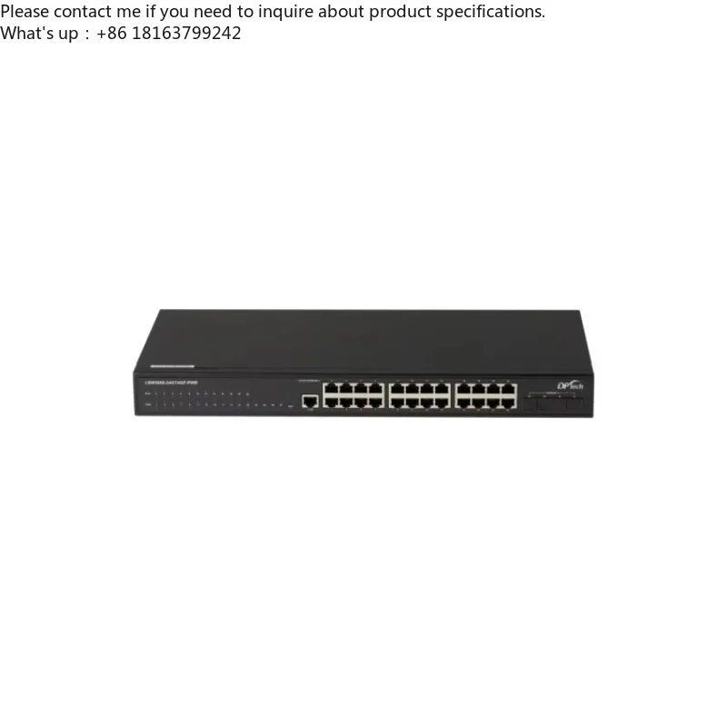 

Промышленный коммутатор LSW3600-24GT4GP-PWR, 24 порта PoE+, 24 порта 1G RJ45, управляемый, уровень 2+, IP40, для предприятий, шина 1.2 Тбит/с