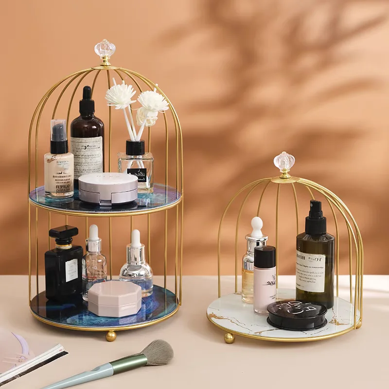 Scaffali portaoggetti per Organizer per cosmetici per il trucco per il bagno supporti per cosmetici per la cura della pelle scaffali per articoli da