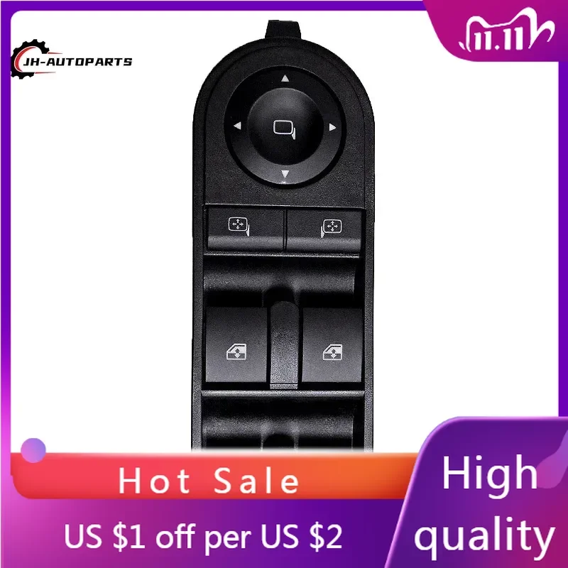 

Car Window Button Window Switch Control Electric For Opel Astra 2005-2008 High Quality OEM 13228877, 13215153 NEW