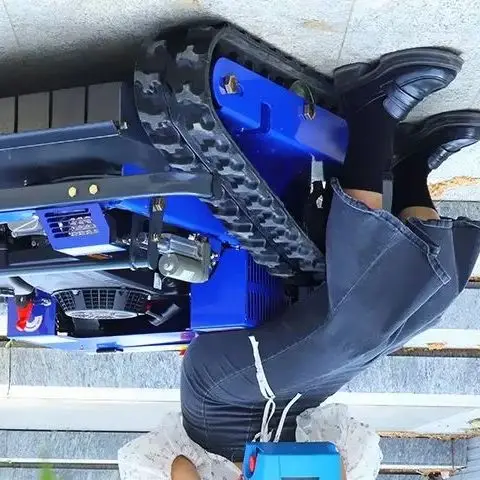 Customized All Terrain Remote Control Lawn Mower Crawler Intelligent Weeding Robot 4-stroke Self-propelled CE Approved