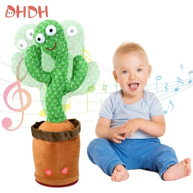 Kids Toys A Talking Cactus Toy That Can Be Charged Recorded And Repeated Interactive Talking Sunny Cactus Electronic Plush Toy