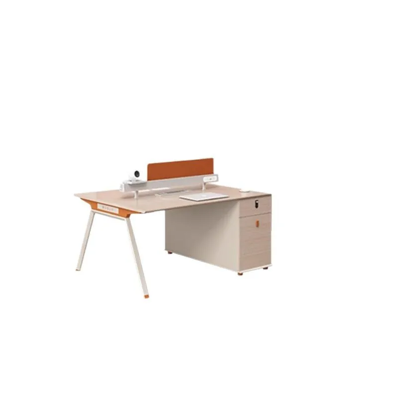 Staff office table and chair combination screen booth work table desk