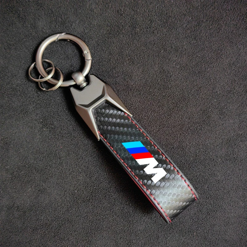 

Car Carbon Fiber Style Keychain gifts For BMW M Performance E46 E90 E60 F10 F30 E39 E36 F20 E87 G30 E92 E91 X5 Auto Accessories