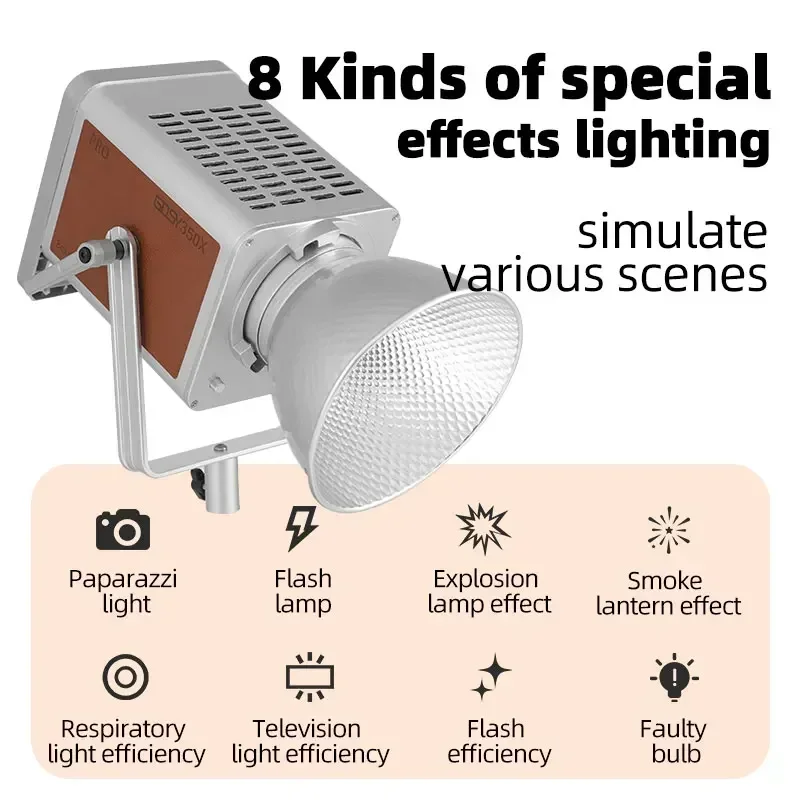 

2026 200W-350W LED Studio Professional Photography Lighting Dimmable 2800-6500k For Studio Live Makeup Photo Live Video Ligh