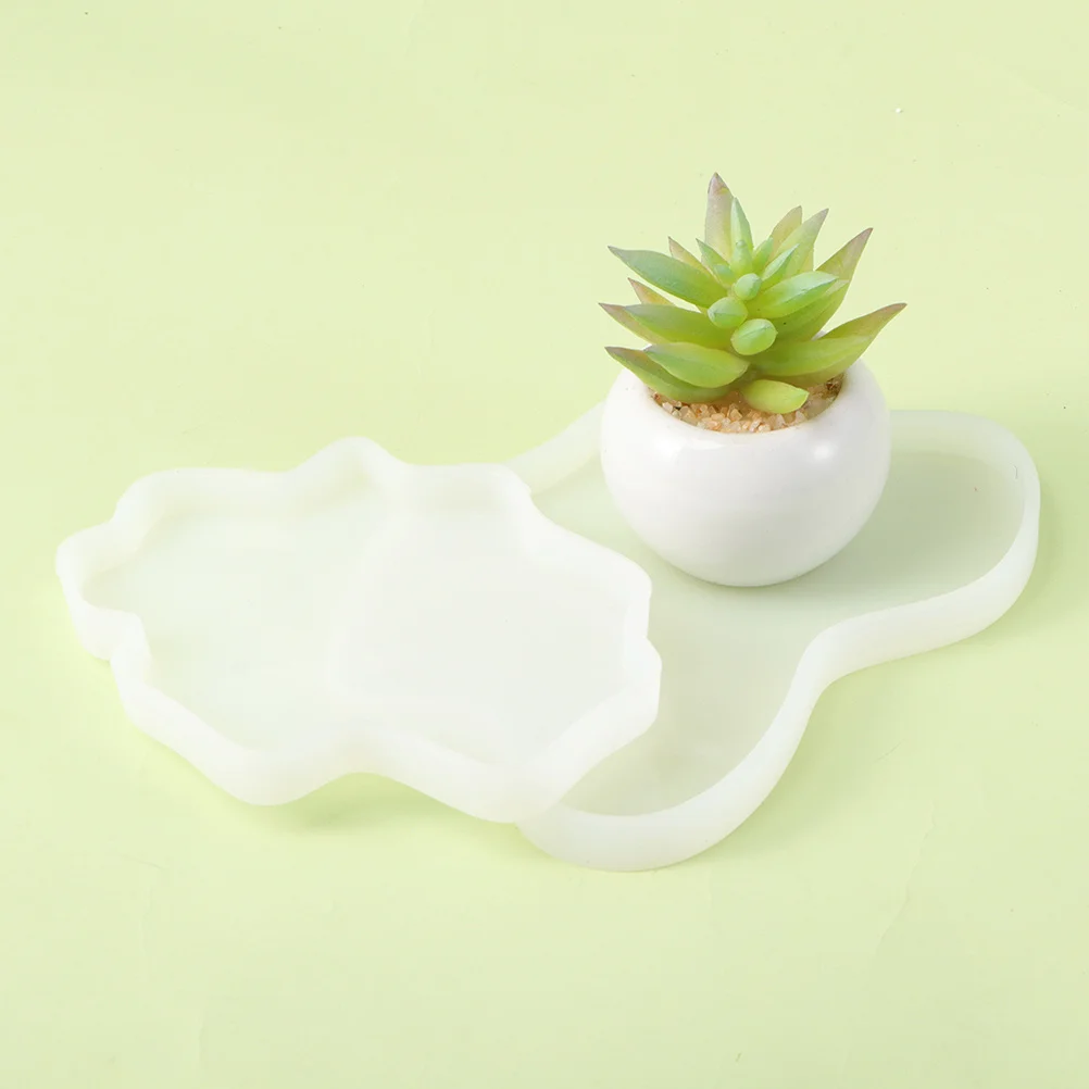 

3 шт., форма для подставки из смолы, эпоксидная силиконовая форма для рукоделия, изготовления ювелирных изделий, подвеска, украшение, коврик для чаши, маленький размер L, многоразовый