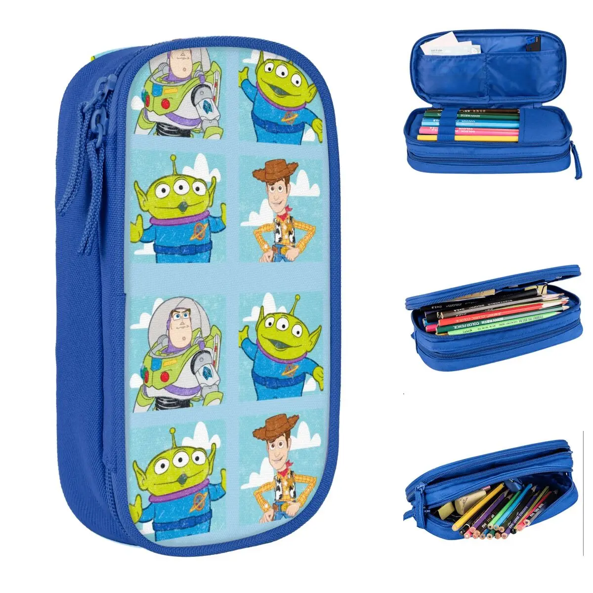 toy story case lapis buzz lightyear woody squeeze aliens lapis caneta titular bolsas material escolar papelaria presentes 01