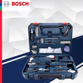 Original BOSCH household multi-function hardware kit 12pcs/66pcs/108pcs ratchet screwdriver electrician tools
