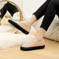 AIYUQI Flat Snow Boots Women's Genuine Leather 2025 Large Size Non-slip Women's Winter Shoes Comfortable Warm Women Ankle Boots - Image 4