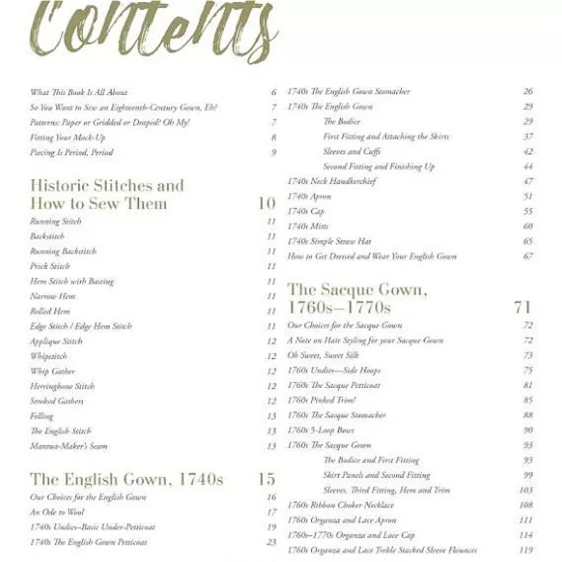 The American Duchess Clothing Making Tutorial Book Book of Hand-sewn Georgian-style Dresses and 18th-century Corsets