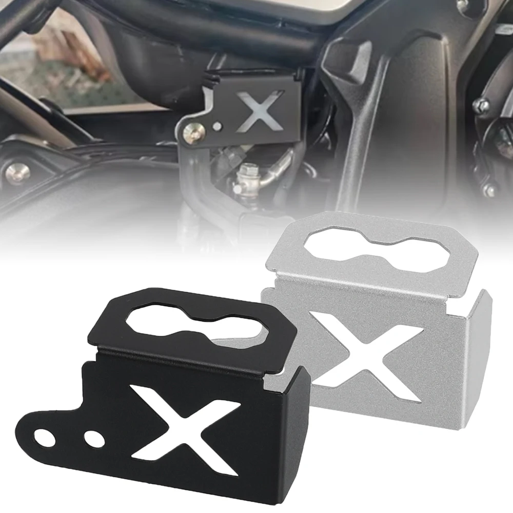 

525 500 AC 525 DSX Motorcycle Accessories Rear Brake Fluid Reservoir Guard Protective Cover For LONCIN VOGE 525AC DS525X 500AC