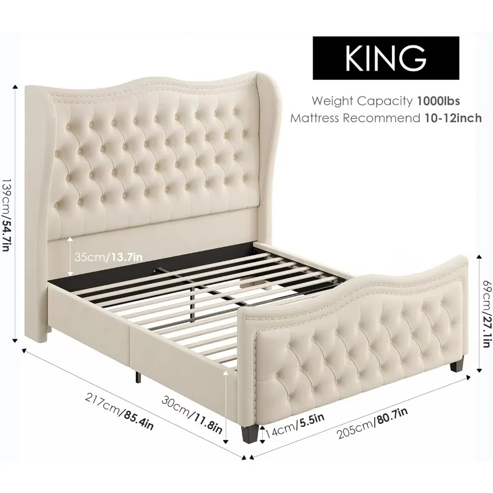 King Bed Frame, 55