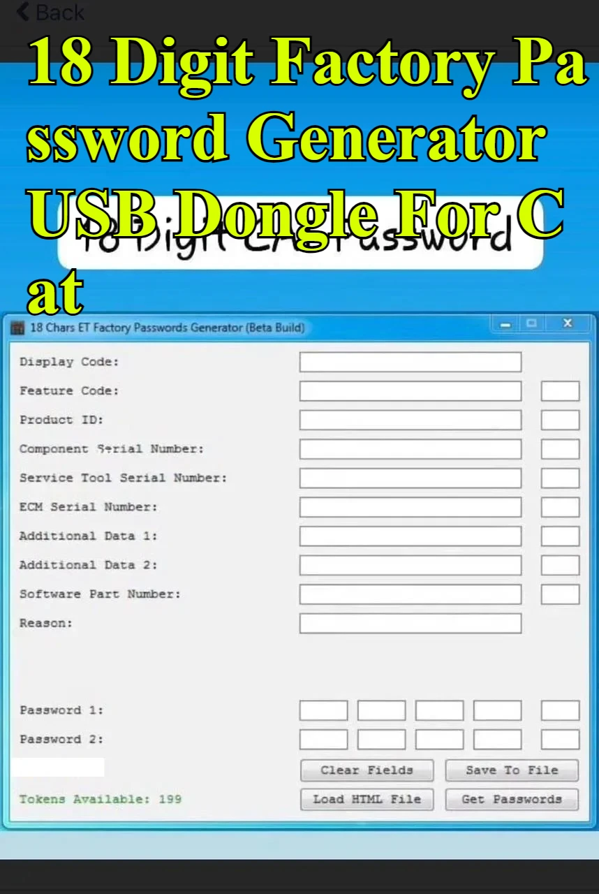 

18-значный заводской парольный генератор USB-ключ для кошки