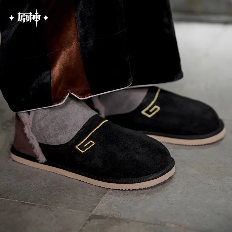 [Genuine] Zhongli Slipper MiHoYo Original Official Genshin Impact Zhongli Theme Series Home Slipper Cosplay Shoes Zhongli Gifts - Image 3