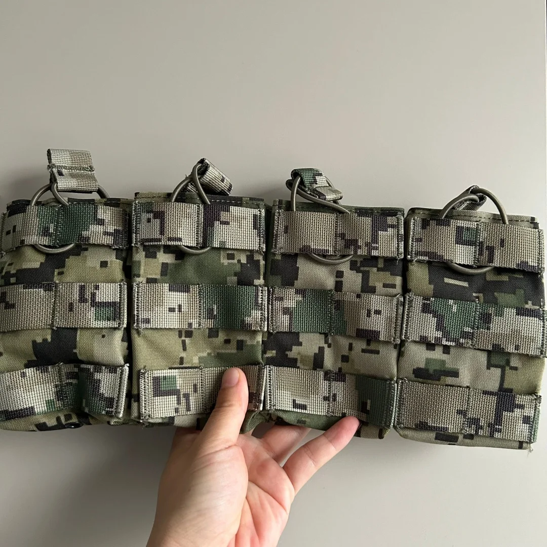 

Русский EMR немецкий Flecktarn Мексиканский камуфляжный четырехместный журнальный пакет A-TACS FG Camo Wargame Тактический жилет Jpc Attachment