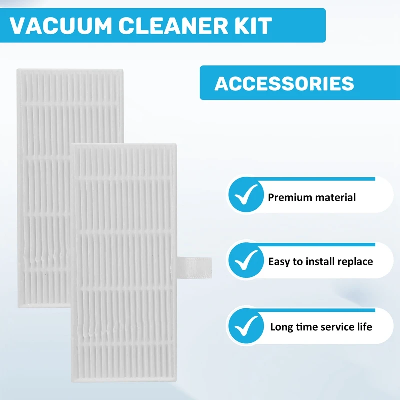 AGLH ممسحة القماش المتداول فرش رئيسية فرشاة جانبية ل Lydsto R1 جهاز آلي لتنظيف الأتربة مرشحات HEPA المماسح خرقة الملابس