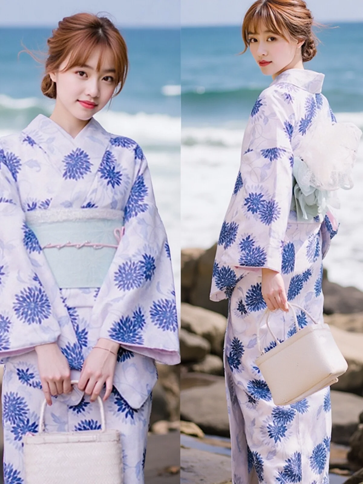 

Printed Kimono Sle Women's Batobe Japanese Ethnic Dr Photoaphy Costume Godd Girl Casual Summer Faion Dr