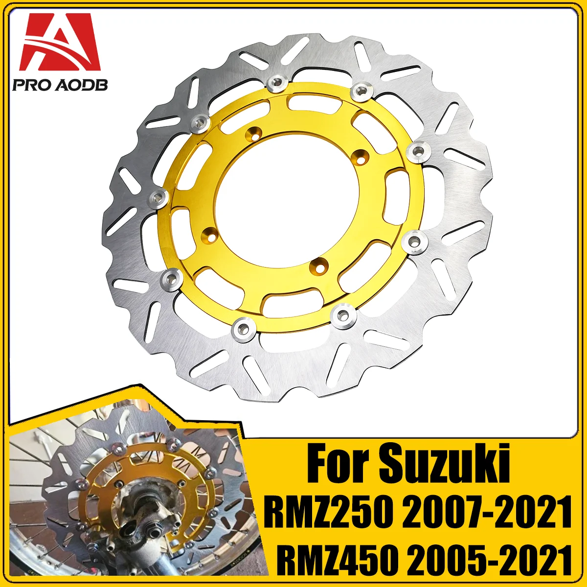 

For Suzuki RMZ450 2005-2021 RMX450Z 2010-2019 RMZ250 2007-2021 Motorcycle 320mm Brake Front Caliper Floating Brake Disc Rotor