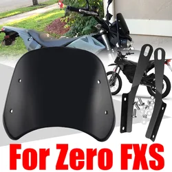 For Zero FXS Motorcycle Accessories Retro Windscreen Windshield Wind Screen Deflector Cover Guard Motorbike Parts