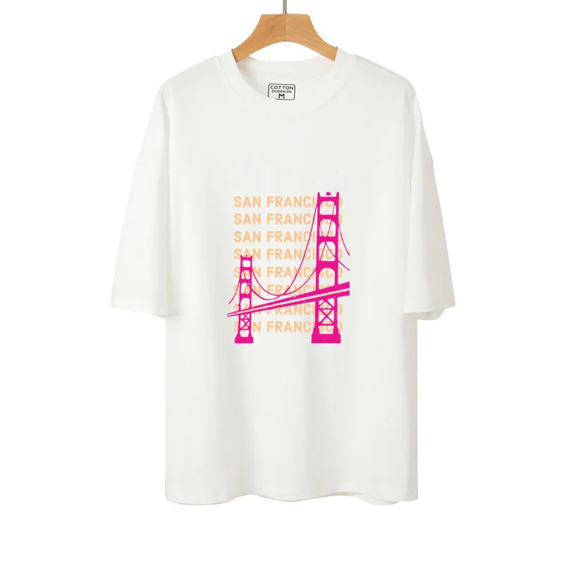 25cm fashion Color collision design DTF city New York, London, Rome, and Paris decal DIY clothing accessories Ironing on patches