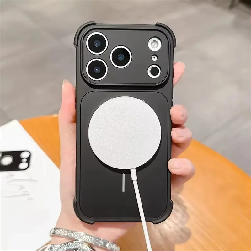 For Magsafe Liquid Silicone Bumper Phone Cases For iPhone 18 17 16 14 13 15 Pro Max Air Case Magnetic Charge Shockproof Cover - view 2