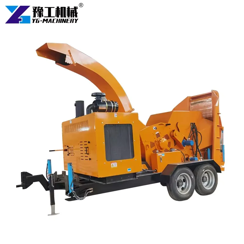 High Working Capacity Wood Chipper Machine Log Wood Crusher Cheap Price Woodworking Wood Chipper Machine Manufacturer in China