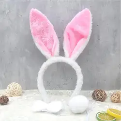 1Pcs Cute Rabbit Headwear Bunny Ears Headwear Rabbit Ears Headband Anime Bunny Hairpin Cosplay Girls Hair Accessories Headress