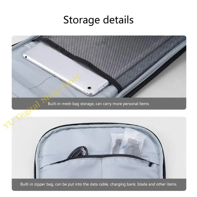 

96BA Waterproof Shockproof Backpack Portable Hard Case for Air 3 Remote