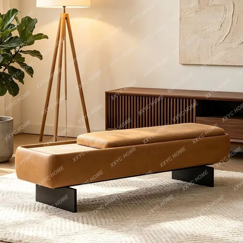 XXLight luxury solid wood bench, bedroom, bedside stool, entrance hall, entrance, shoe change stool