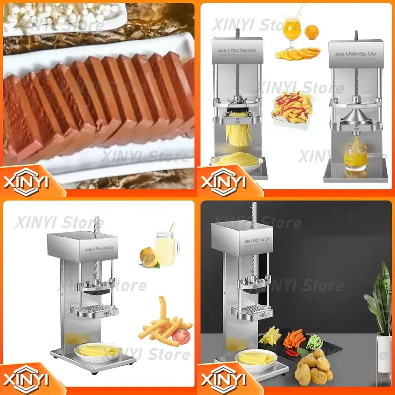 Electric French Fries Cutter 7 9 13mm Automatic Potato Chips Strips Carrots Cutter Machine