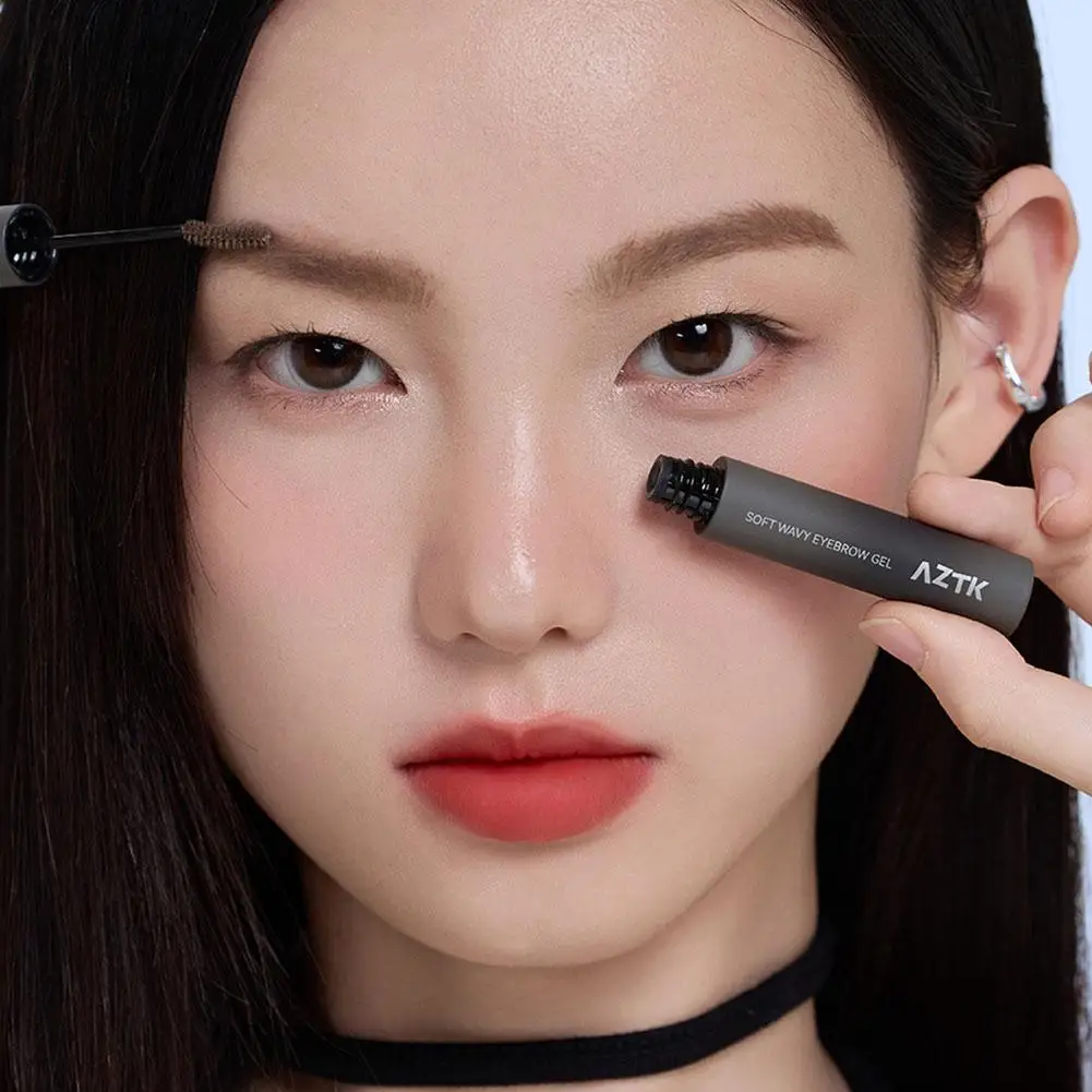 Matita per sopracciglia colorata AZTK Impermeabile e non sbiadisce Crea un look naturale a lunga durata con sopracciglia ondulate e lisce selvagge