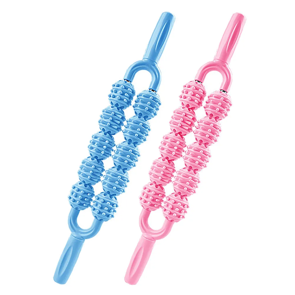 

2Pcs Muscle Roller Stick Deep Tissue Massage Tool for Leg Back Recovery Trigger Point Pain Relief Muscle Roller Stick