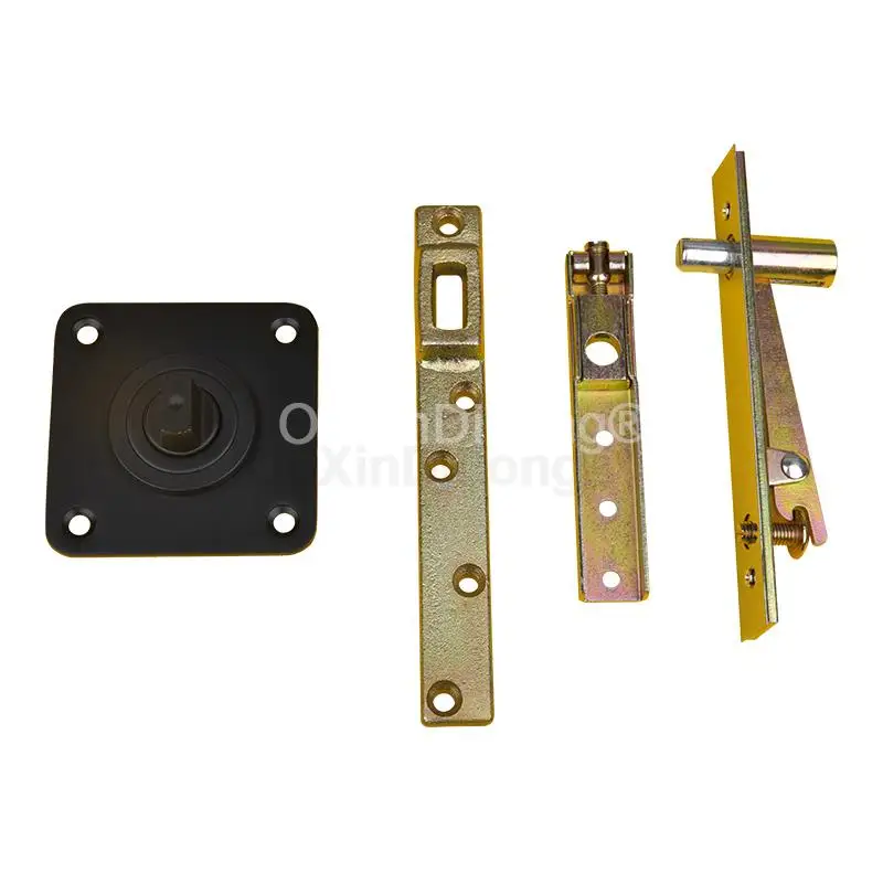 

1Set Metal Heavy Duty Pivot Hinges 360 Degree Rotation Invisible Hidden Door Hinges Up and Down Mount Door Shaft Loading 300KG