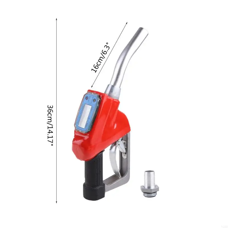 Y55E Oil Fill Nozzle Nozzle Manual Digital Oil for Diesel Kerosene Nozzle Fueling Nozzle with Meter F