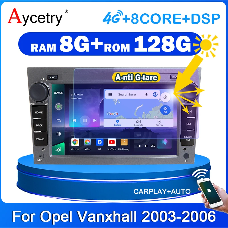 Wireless carplay Car radio 2 Din Android 12 For Opel Vauxhall Astra Antara Meriva Vivaro Combo Signum Vectra Corsa auto stere 4G